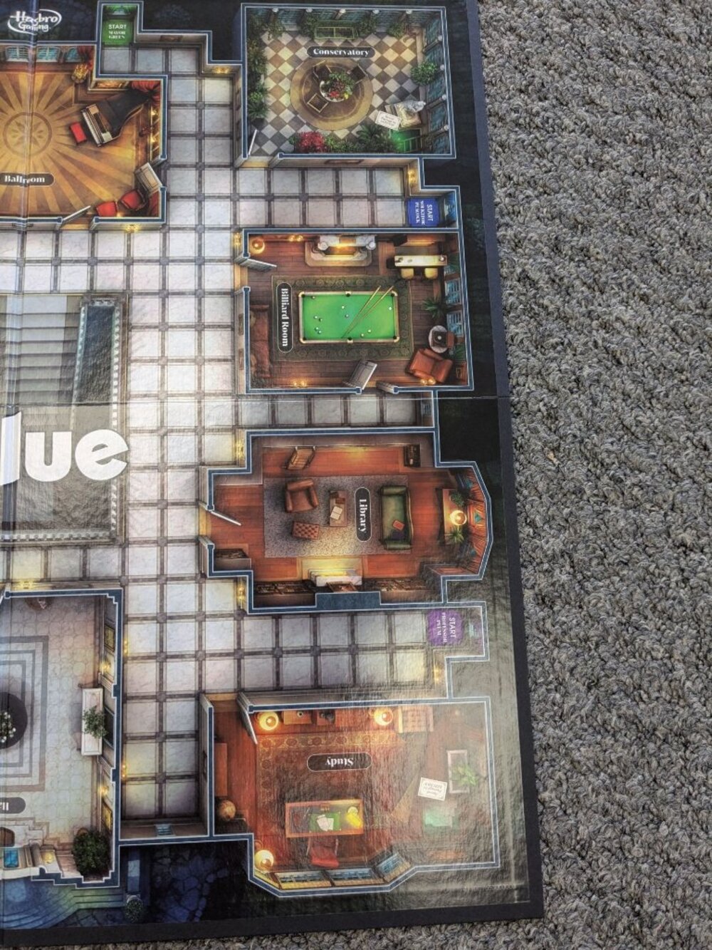 2023 Classic Clue Board Game Replacement Parts Game Board Instructions - Picture 5 of 7